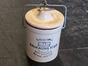 Kaukauna Klub Cheese Crock