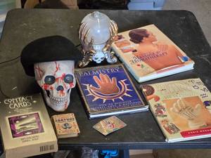 Variety of Metaphysical and Divination Items and Books