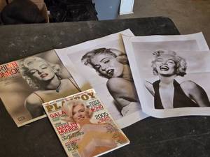 Marilyn Monroe Posters, Magazines, and Calendar Pages Lot