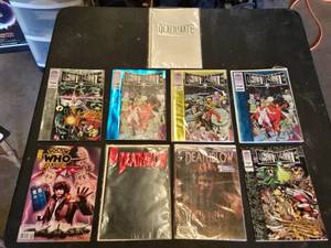 Deathmate and Deathblow Comic Book Lot with Doctor Who Classic