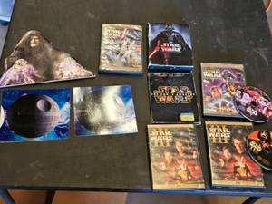Star Wars DVD and Blu-ray Collection including The Complete Saga, The Force Awakens, and Individual Episodes - Star Wars III and V only has 1 disk
