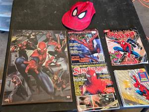 Marvel Spider-Man Collectible Items and Magazines