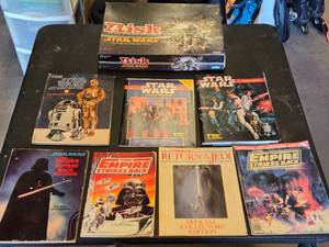 Star Wars Collectible Books and Game (uncounted) Lot
