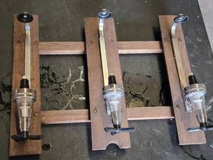 Wall-Mounted Liquor Dispenser Rack with 3 Optics