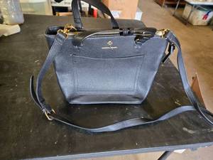 Nanette Lepore Black Leather Crossbody Bag