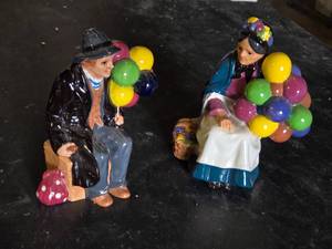 Balloon Seller Figurines