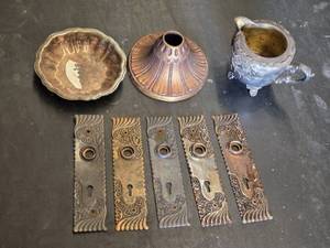 Decorative Metal Door Hardware and Silver Plated Creamer