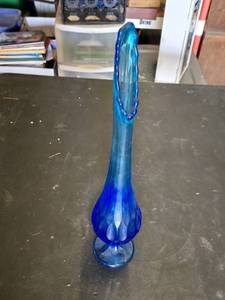Blue Glass Vase
