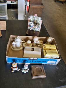 Collectible Figurines and Carousel Decoration Lot
