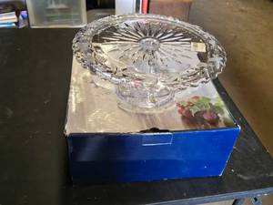 Mikasa Garden Terrace Footed Cake Plate