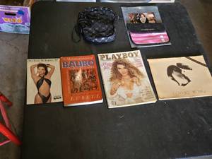 Lot of Books and Magazines including Playboy, Balbo, Loving Woman, Victorias Secret Collection, and Splash