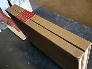 Harvard Crimson Fall 1960-1961 Bound Newspaper Volumes in Tote