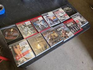 PlayStation 3 Video Game Collection Including Skyrim, Mirrors Edge, Far Cry 3, Uncharted 3, Heavy Rain, and More