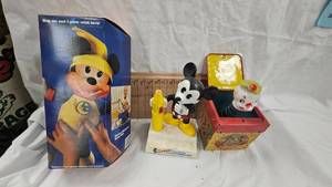 Jack in the Box, Micky Mouse Toothbrush Holder, Mickey Haning Light