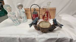 Vintage Glassware and Figures as pictured