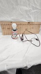 Budweiser Can Lamp as pictured, works