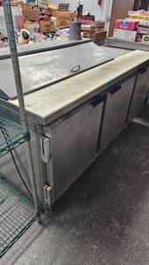 NSF Sandwich Cooler-Beverage Air Prep Station, approx 72x31x36