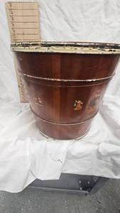 Vintage Wooden Firkin Bucket, Great Condition