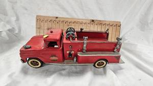 Tonka Fire Pumper Truck, Pressed Steel (50s-60s)