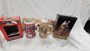 Tommorrows Treasures Beer Stein and Budwieser Nascar Dale Earnhardt Jr