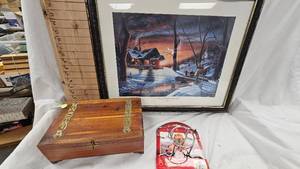 Cedar Treasure Chest and Ron Iverson Picture