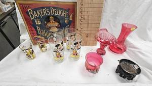 Mickey Glasses, Bakers Delight Ad, Cranberry Vases