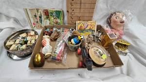 Vintage Trinkets and Knick Knacks as pictured