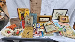 Book and Picture Lot as Shown