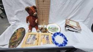 Vintage Duck, Plate, Bear, Pictures