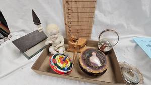 Wood Church, Snow Globe, Powder Box, etc