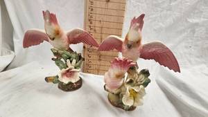 Pair of Cockatoo Figurines