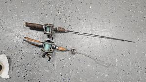 Pair of Vintage Rod and Reels from 502 or 60s,