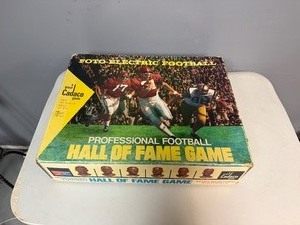 Vintage Professional Football Hall of Fame Game Foto Electric Football