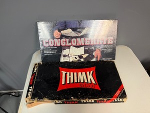 Vintage Games  Conglomerate in Original Wrap and Thimk Board Game
