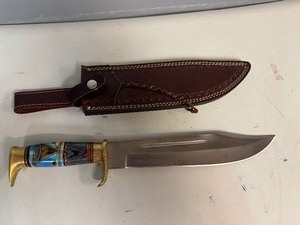 Chipaway Cutlery Running Stream Hunter Knife 17 Overall