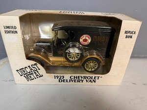 ERTL Limited Edition 1923 Red Crown Gasoline Chevrolet Delivery Truck Replica Bank 125