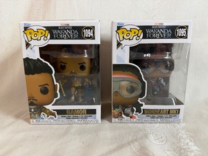 Funko Pop Black Panther Wakanda Forever 1094 Namor and 1095 Ironheart MK1