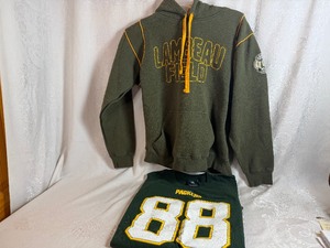 Green Bay Packers Lambeau Field Sweatshirt (size M) and #88 Finley Team Apparel (Size L) Both in Great Condition