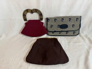 Three Vintage Handbags include Pierre Cardin, Coblentz
