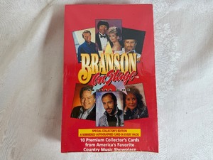 Branson On Stage Series One Special Collectors Edition in Original Seal a Numbered Autographed Card in Every Pack