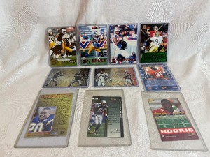 Oversized Football Cards in Protective Packs (Qty 10)