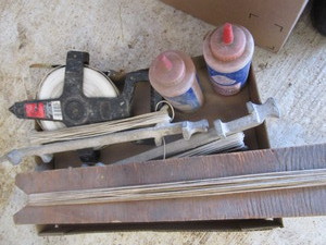 Chalk, Lines, Fiberglass Tape