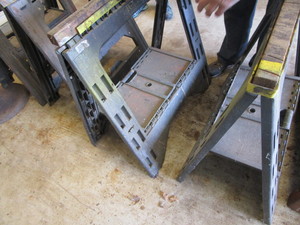 Folding Plastic Saw Horses