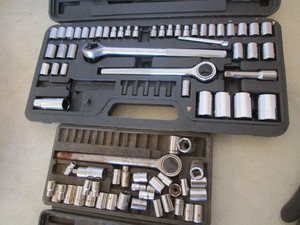 Socket Sets, Metric & STD, 38 & 12