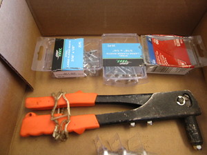 Riveter, Nails, Washers