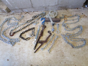 Boat Winch, Load Binds, Chain Sections