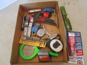 Padlocks, Blades, Tape Measure