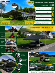 High-End Carport - Onshine - 2026 - Unused - OS2020