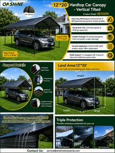 High-End Carport - Onshine - 2026 - Unused - OS1220V