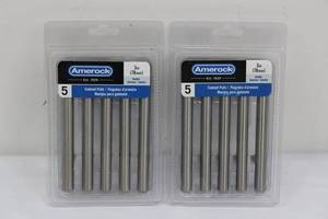 Amerock Cabinet Pulls 3in (76mm) Nickel Sterling - 5PK19010CSG9 - 2 Pack